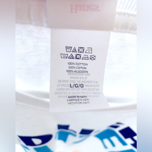 Bud Light Seltzer Logo White Hanes T-Shirt Men’s Unisex Size L 100% Cotton New - Picture 4 of 4